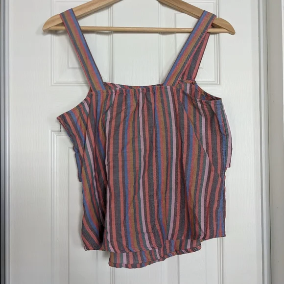 Madewell cami in rainbow stripe - Picture 5 of 6